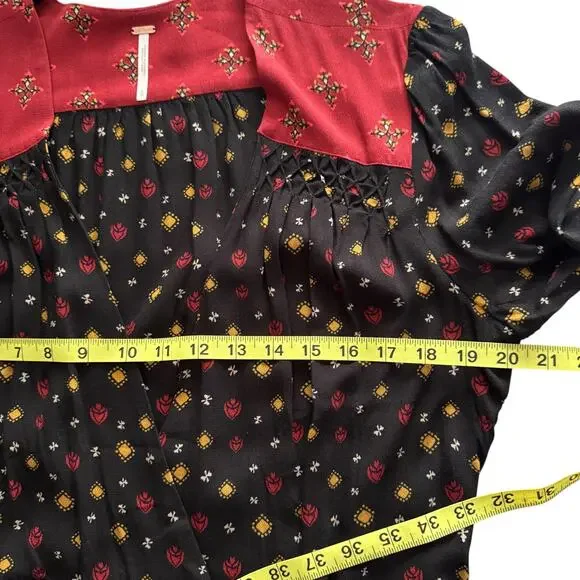 Free People Where We Roam Wrap Surplus Top Sz Large NWOT - Picture 5 of 7